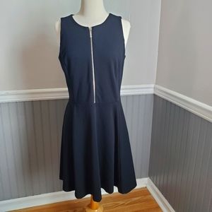 Michael Kors Women's Black Zipped Dress sz 8